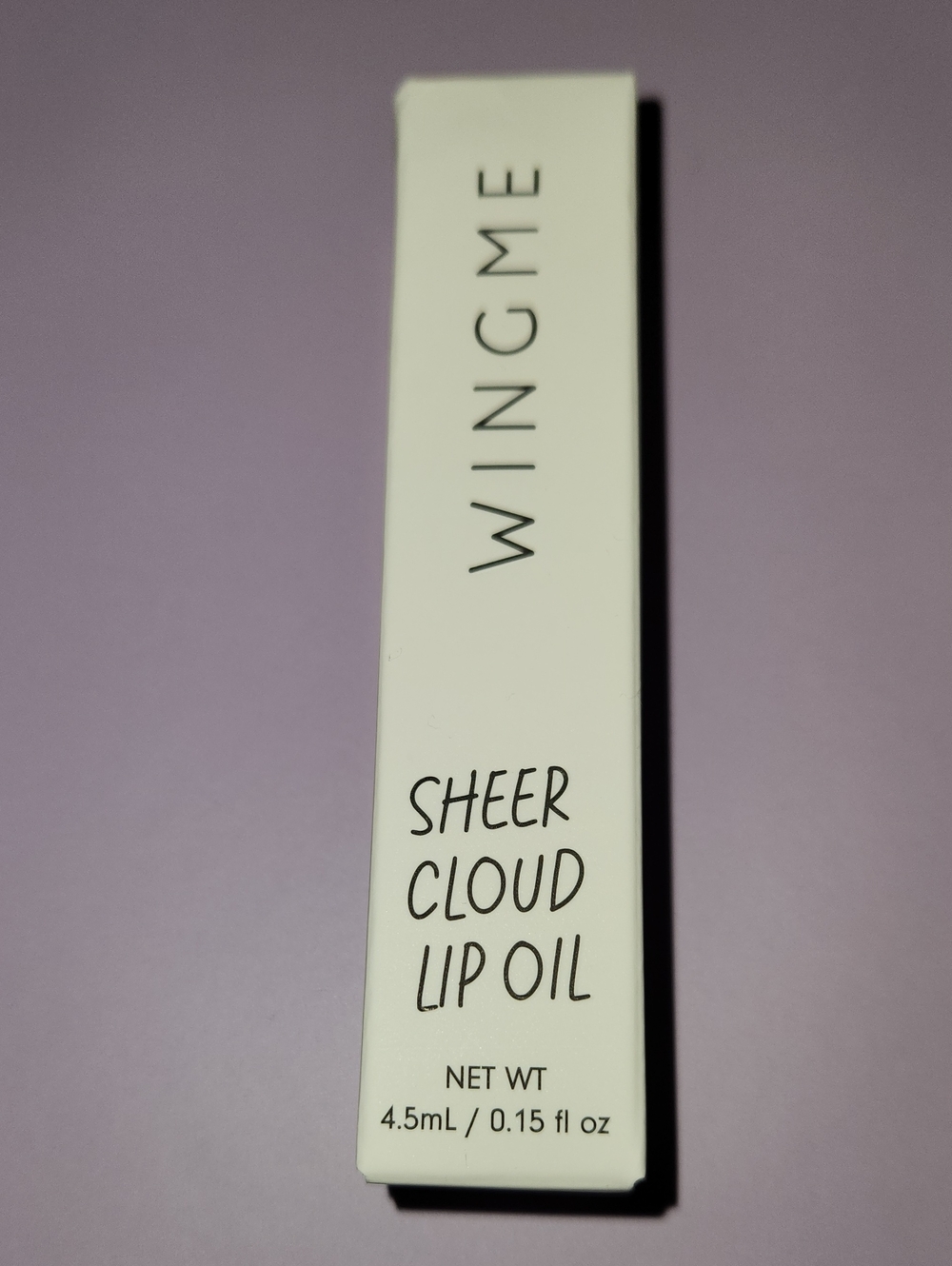 Wingme Sheer Cloud Lip Oil - Nude Pink